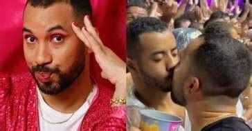 Boy From Rio: Gil do Vigor beija rapaz e faz performance ao lado .